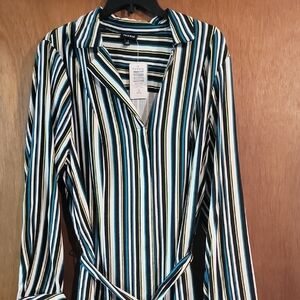 Torrid Multicolor Striped Top